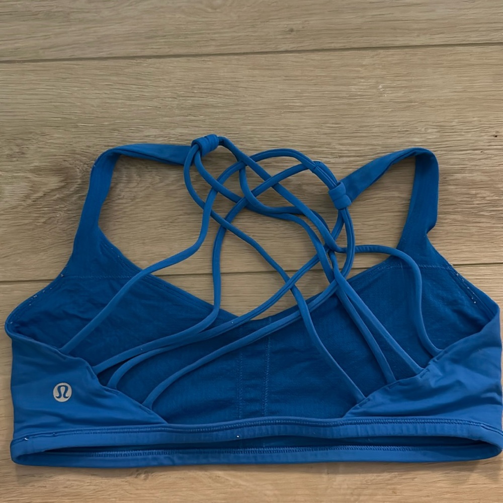 Blue Lululemon Sports Bra